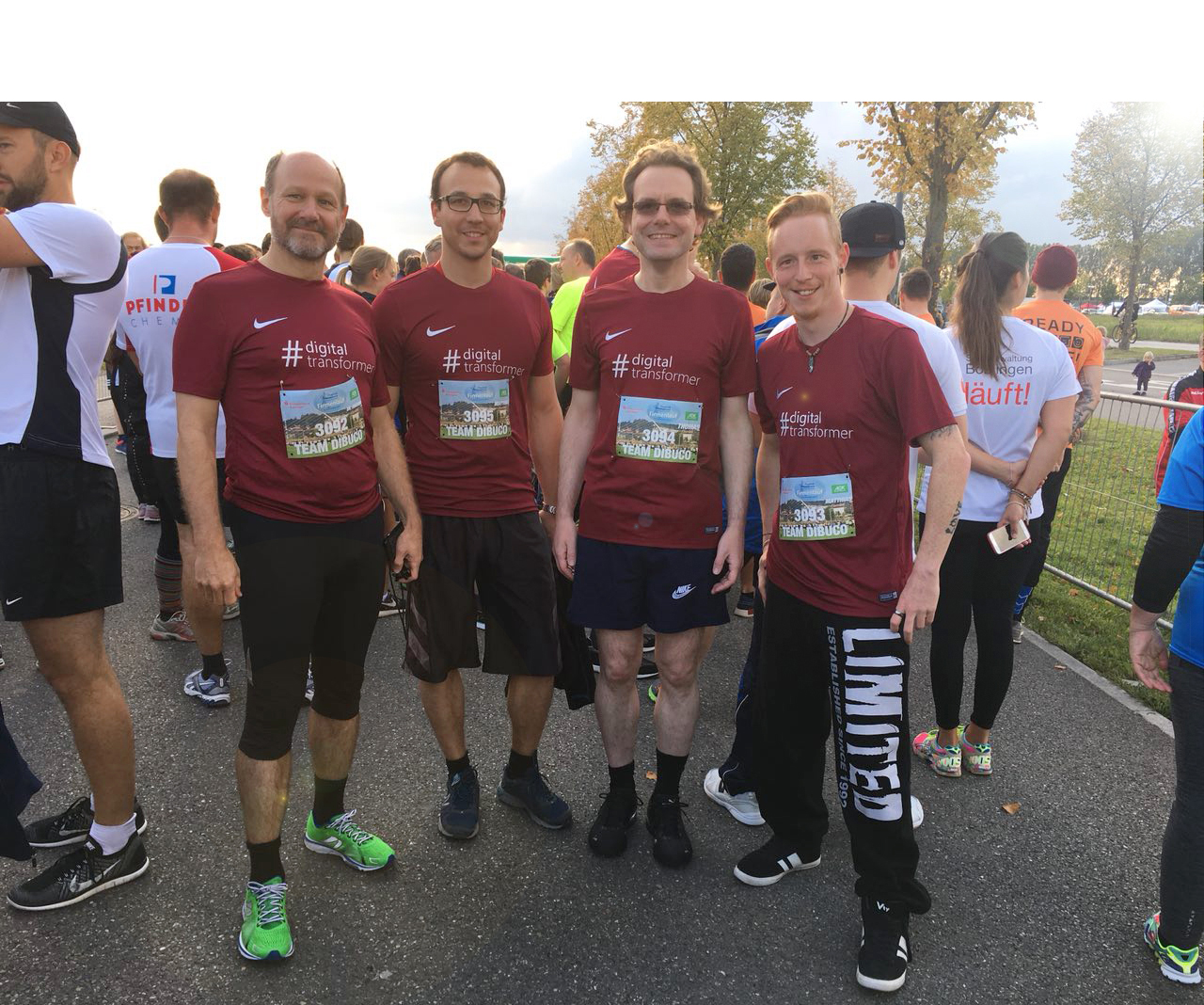 Starke Teamleistung: dibuco startete beim Flugfeld Firmenlauf in Böblingen 2017